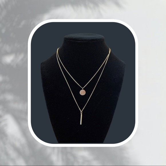 H&M Jewelry Hm Gold Double Strand Necklace Poshmark
